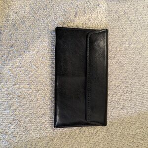Black Sleek Leather Wallet
